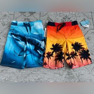 Boy swim trunk bundle NWT size medium